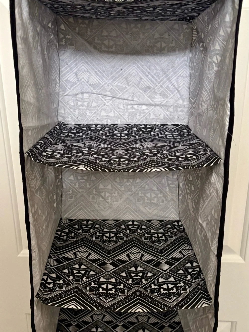 VINTAGE Victoria’s Secret PINK Black & White Hanging Shelf or Shoe Organizer